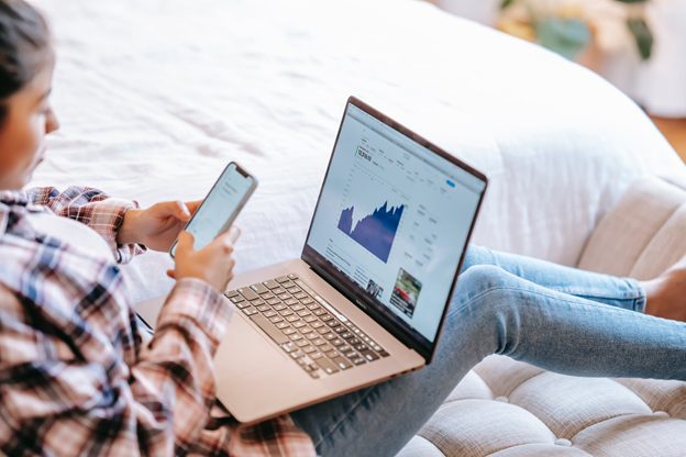 Stock Trader Laptop